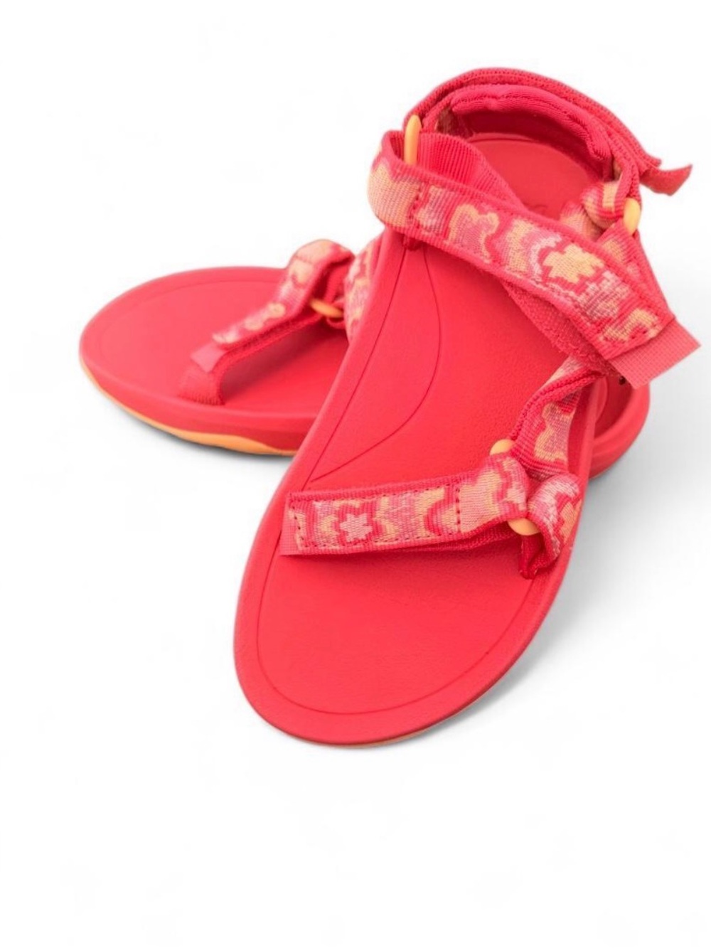Teva Kids Coral Red Outdoor Strap Sandals